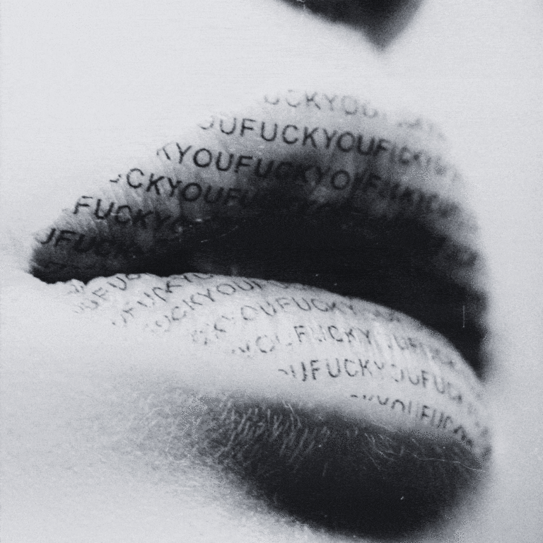 Close up of Lips with Words | Prick'd Medspa in St. Louis, MO